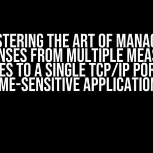 Mastering the Art of Managing Responses from Multiple Measuring Devices to a Single TCP/IP Port for Time-Sensitive Applications